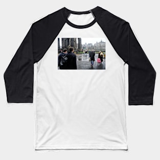 Crossing Princes Street - Edinburgh, Scotland Baseball T-Shirt